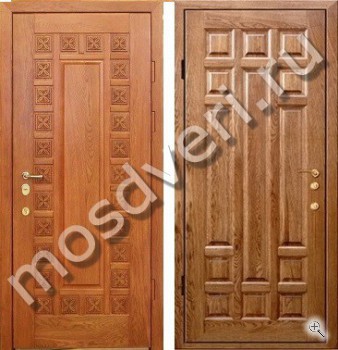Входная дверь в загородный дом из массива дуба - купить от производителя Мосдвери Входная дверь в загородный дом из массива дуба