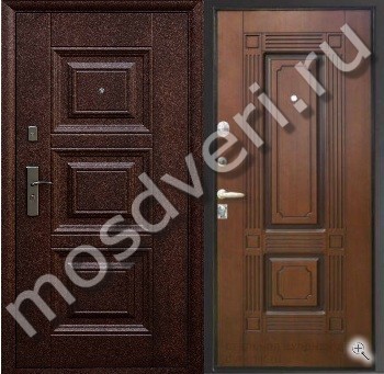 Дверь железная для улицы с терморазрывом TD-51 - купить от производителя Мосдвери Дверь железная для улицы с терморазрывом TD-51